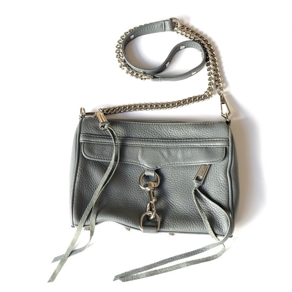 Rebecca Minkoff Gray Mini Mac Crossbody Bag - Picture 2 of 11
